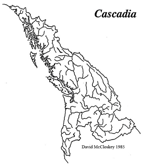 Cascadia map 1985