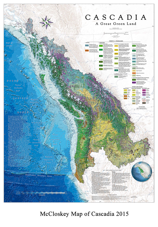 Cascadia, Geography of Bioregion, Name, Flag, Images & Maps, Philosophy